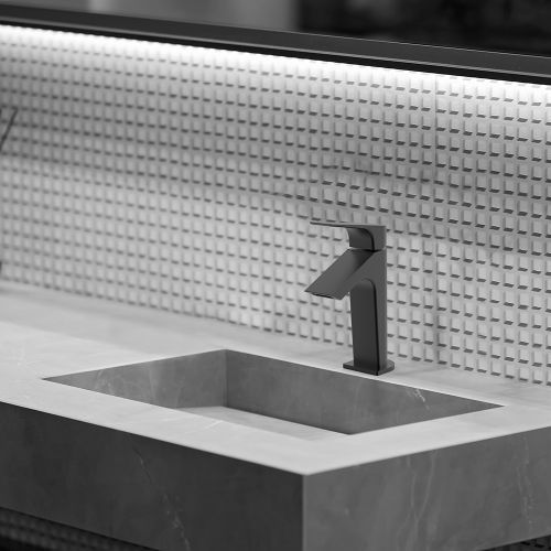 Mitigeur de lavabo URBAN CHIC noir mat 210101NM - RAMON SOLER - 21A303167 pas cher Secondaire 2 L