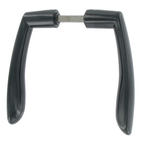 Béquille double alu noir carré 7 mm pour porte épaisseur 60 mm axe 90 mm TIRARD JE392015 photo du produit