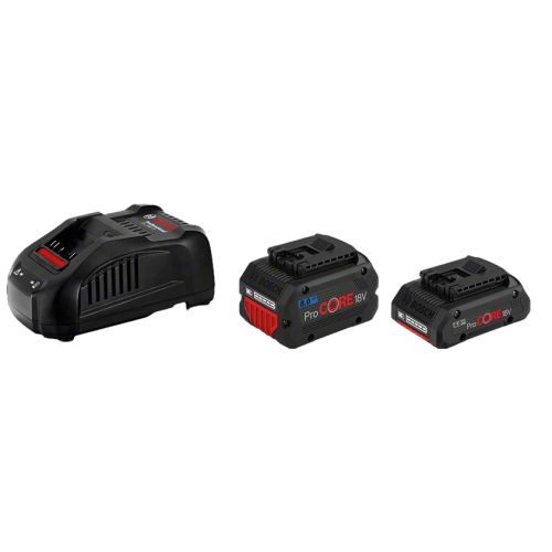 Pack de 2 batteries ProCore Bosch 18 V 4.0/8.0 Ah + chargeur GAL 1880 CV Professional photo du produit