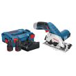 Scie circulaire 12V GKS 12V-26 + 2 batteries 3 Ah + chargeur + coffret L-BOXX BOSCH 06016A100Y photo du produit