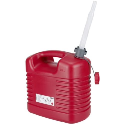 Jerrycan carburant en plastique 20L avec bec flexible - PRESSOL - 21 137 pas cher Principale L