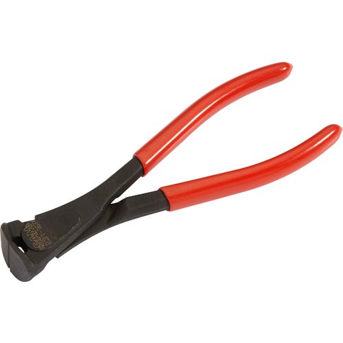 Pinces coupantes en bout finition brunie PVC 160mm - SAM OUTILLAGE - 231-16P pas cher