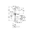 Mitigeur de lavabo ALLURE bec haut monocommande taille L GROHE 32146000 photo du produit Secondaire 1 S