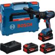 Perceuses-visseuses &agrave; percussion EXSB18V-150 + 2 batteries 8 Ah + 1 batterie 5,5 Ah + chargeur GAL + L-BOXX BOSCH EXPERT 06019R3202 photo du produit