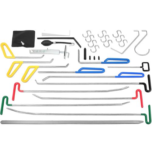 2 Pièces Voiture Outils de DéBosselage Sans Peinture Panneau de Cale de  FenêTre Porte de Voiture