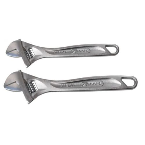 Jeu de 2 clés à molette de 10 et 12 '' KS TOOLS 577.0299 photo du produit Principale L
