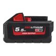 Batterie Milwaukee HIGH OUTPUT M18 HB5.5 18 V - 5.5 Ah - 4932464712 photo du produit Secondaire 1 S