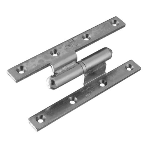 Paumelle Picarde coudée bouts carrés 160x80x100mm gauche brut - TORBEL - PCBLC168G0 pas cher