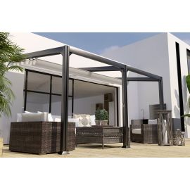 Stucture de pergola adossée 3x4 m Couleurs Du Monde - ANTIGUA photo du produit Principale M