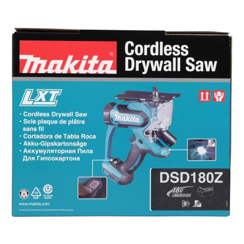 Scie à plaque de plâtre LXT 18 V (sans batterie ni chargeur) MAKITA DSD180Z photo du produit Secondaire 4 L