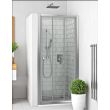 Porte coulissante EQUI L120 cm 1,9 m en blanc avec verre clair ROTH 1406000681 photo du produit