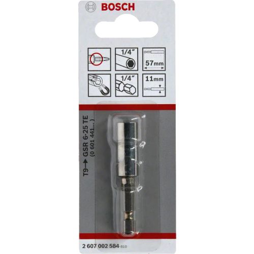 Porte-embout universel 1/4'' 57 mm BOSCH 2607002584 photo du produit Secondaire 1 L