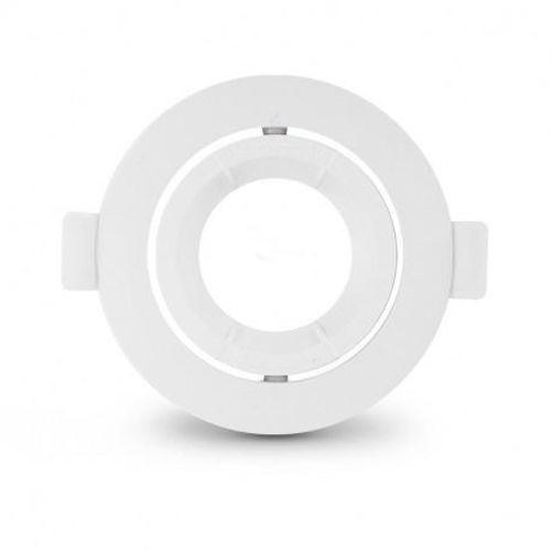 Support plafond rond orientable D 90 mm blanc MIIDEX LIGHTING 77041 photo du produit Secondaire 1 L