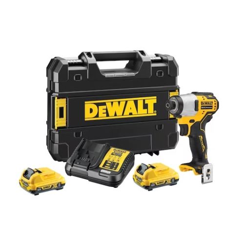 Visseuse a chocs 12 V XR Brushless + 2 batteries 2 Ah + chargeur + coffret T-STAK DEWALT DCF801D2-QW photo du produit