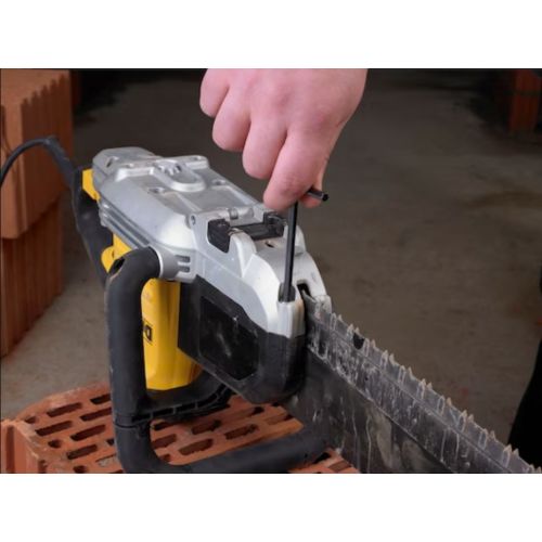 Scie ALLIGATOR 1700 W 430 mm lame briques faible densité DEWALT DWE397-QS photo du produit Secondaire 3 L