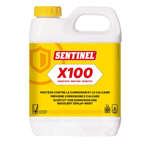 Inhibiteur X100 pour chaudière bidon 1 L SENTINEL X100L-12X1L-EXPB photo du produit Principale L