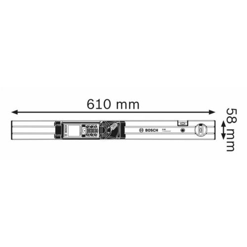 Télémètre GLM 80 + règle R 60 en boite carton - BOSCH - 0601072301 pas cher Secondaire 1 L