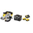 Scie circulaire DCS391NT 18 V + 2 batteries XR 4Ah+ chargeur + T-STAK - DEWALT - DCS391M1 photo du produit