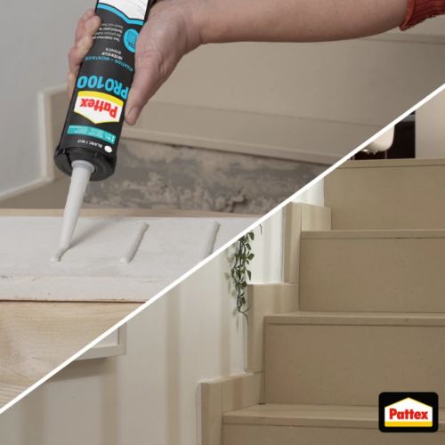 Colle fixation int&eacute;rieur PRO100 cartouche de 380 g PATTEX 2945567 photo du produit Secondaire 3 L