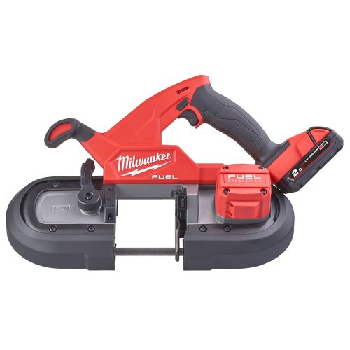 Scie à ruban compacte 18 V M18 FBS85-202C + 2 batteries 2 Ah + chargeur rapide + coffret - MILWAUKEE - 4933471497 photo du produit