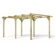 Carport en bois HENRI pour 1 voiture 13,4m² - FOREST STYLE - 2303 pas cher