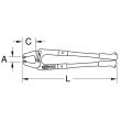 Pince pour capuchon de moyeu 500 mm KS TOOLS 450.0210 photo du produit Secondaire 1 S
