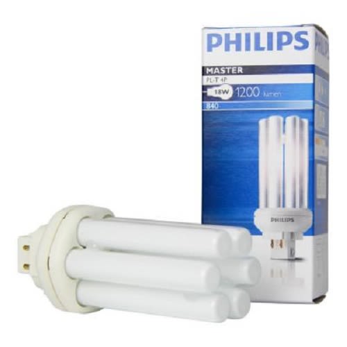 Lampe fluorescent MASTER PL-T 18 W 840 4 pins PHILIPS 10610997 photo du produit Principale L