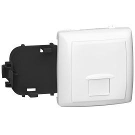 Prise RJ45 ASL numéris et internet Legrand 8 contacts blanc - 086133 pas cher Principale M