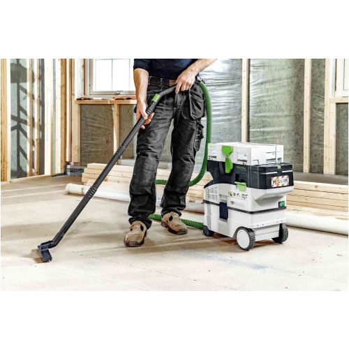 Aspirateur CLEANTEC 2x18V CTLC MINI I-Plus + 4 batteries 5 Ah + chargeur - FESTOOL - 577670 pas cher Secondaire 8 L