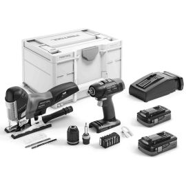 Set de montage 18V Festool T 18+3/PSC 420 I-Set + 2 batteries + chargeur rapîde + Systainer SYS3 - 576529 pas cher Principale M