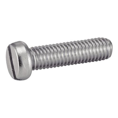 Vis à métaux tête cylindrique fendue A4 DIN 84 4X10 boîte de 200 ACTON 642104X10 photo du produit