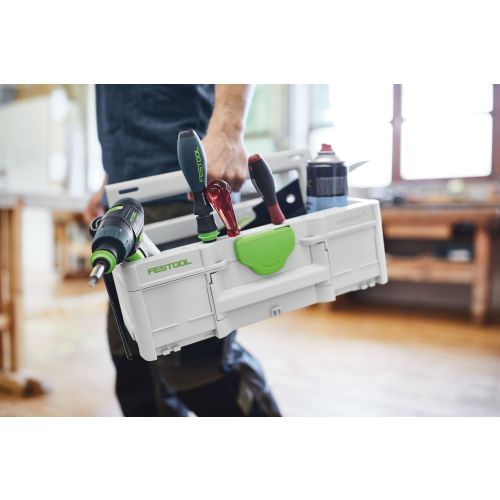 Pack 3 outils menuiserie 18V (HKC 55 + TPC 18 + AGC 18) + 2 batteries 5Ah + chargeur + Systainer - FESTOOL - 578025 pas cher Secondaire 13 L