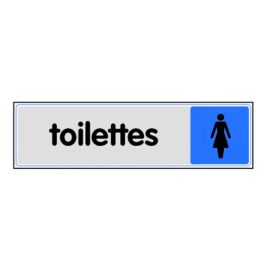 Plaque toilettes femmes Novap en plexi couleur - 4036496 photo du produit Principale M