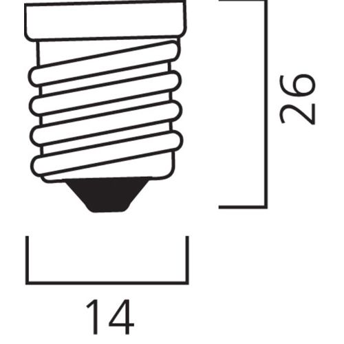 Ampoule LED flamme TOLEDO Retro satiné 4,5 W 470 lm E14 SYLVANIA 0029536 photo du produit Secondaire 2 L