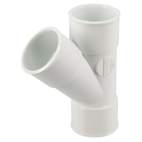 Culotte simple FF 45° D 32mm blanc - NICOLL - BF144B pas cher