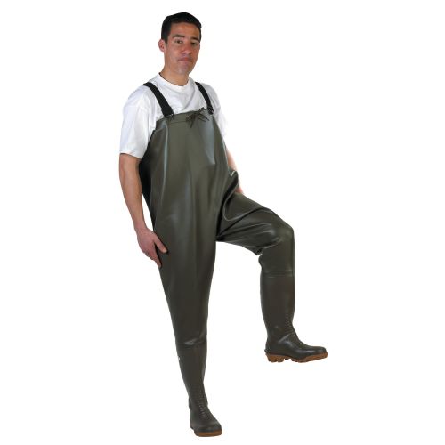 Waders de sécurité Netco Safety OYSTER SEC kaki S5 SRA photo du produit Principale L