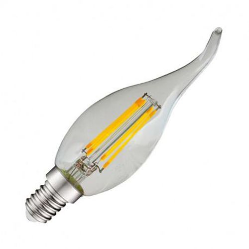 Ampoule LED E14 filament coup de vent 4W 2700K MIIDEX LIGHTING 71237 photo du produit