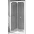 Porte de douche pliante SUPRA III S 80cm avec profilé blanc - KINEDO - PA1560BTN pas cher