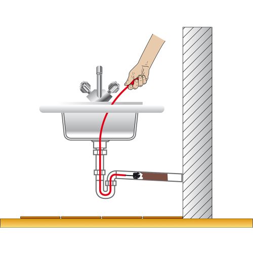 Déboucheur à lavabo Eco FARTOOLS 211043 photo du produit Secondaire 1 L