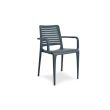 Fauteuil de jardin PARK gris anthracite - DCB - PARK-FT-GRISANTH pas cher