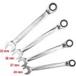 Jeu de 4 clés mixtes à cliquet réversible PL GEARPlus® de 24 à 32 mm KS TOOLS 503.4601 photo du produit Secondaire 1 S