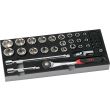 Module mousse de 45 outils 6 pans en mm Sam outillage - 75-SH45MM photo du produit