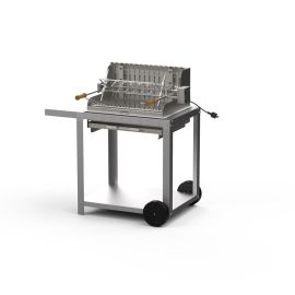 Barbecue MENDY Lemarquier 54 x 32 inox + chariot - BCM54IV2 pas cher Principale M