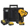 Cloueur de finition 18V XR 15 Ga Brushless + 2 batteries 2 Ah + chargeur + coffret DEWALT DCN650P2-QW photo du produit