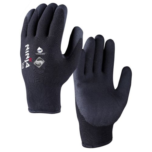 Gants de protection froid Ninja Ice enduit HPT noir T10 NI00 - SINGER - NI00-T10 pas cher