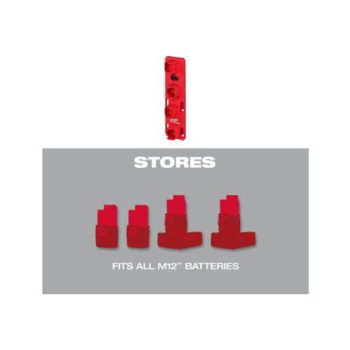 Support batterie M12 PACKOUT MILWAUKEE 4932480708 photo du produit Secondaire 4 L