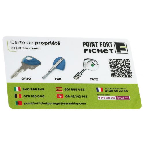 Cylindre Fichet 787Z pour Modul/Panier/Vertis/P101 photo du produit Secondaire 2 L