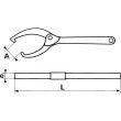 Clé à ergots extensible pour écrous à encoches - SAM OUTILLAGE - 115 pas cher Secondaire 1 S