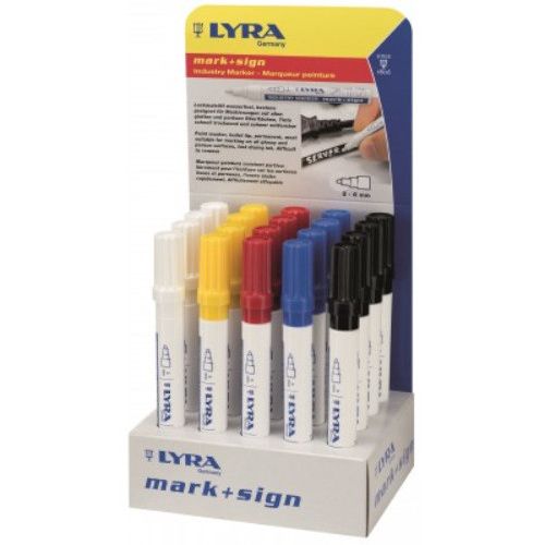 Display 20 marqueurs peinture laquée couleurs assorties 4B LYRA L4047001 photo du produit Secondaire 1 L