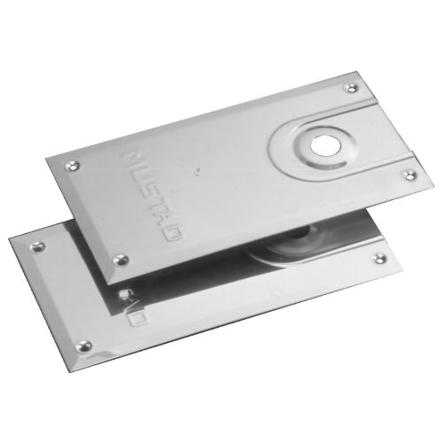 Plaque de pivot grand modèle 701.01GR pour série 86N finition inox - MUSTAD - 3050705110 pas cher Secondaire 1 L